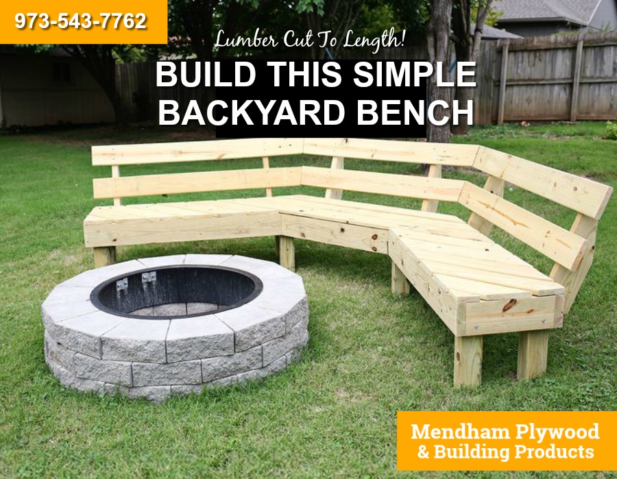 Diy Easy Backyard Fire Pit Bench, How Far Should Bench Be From Fire Pit